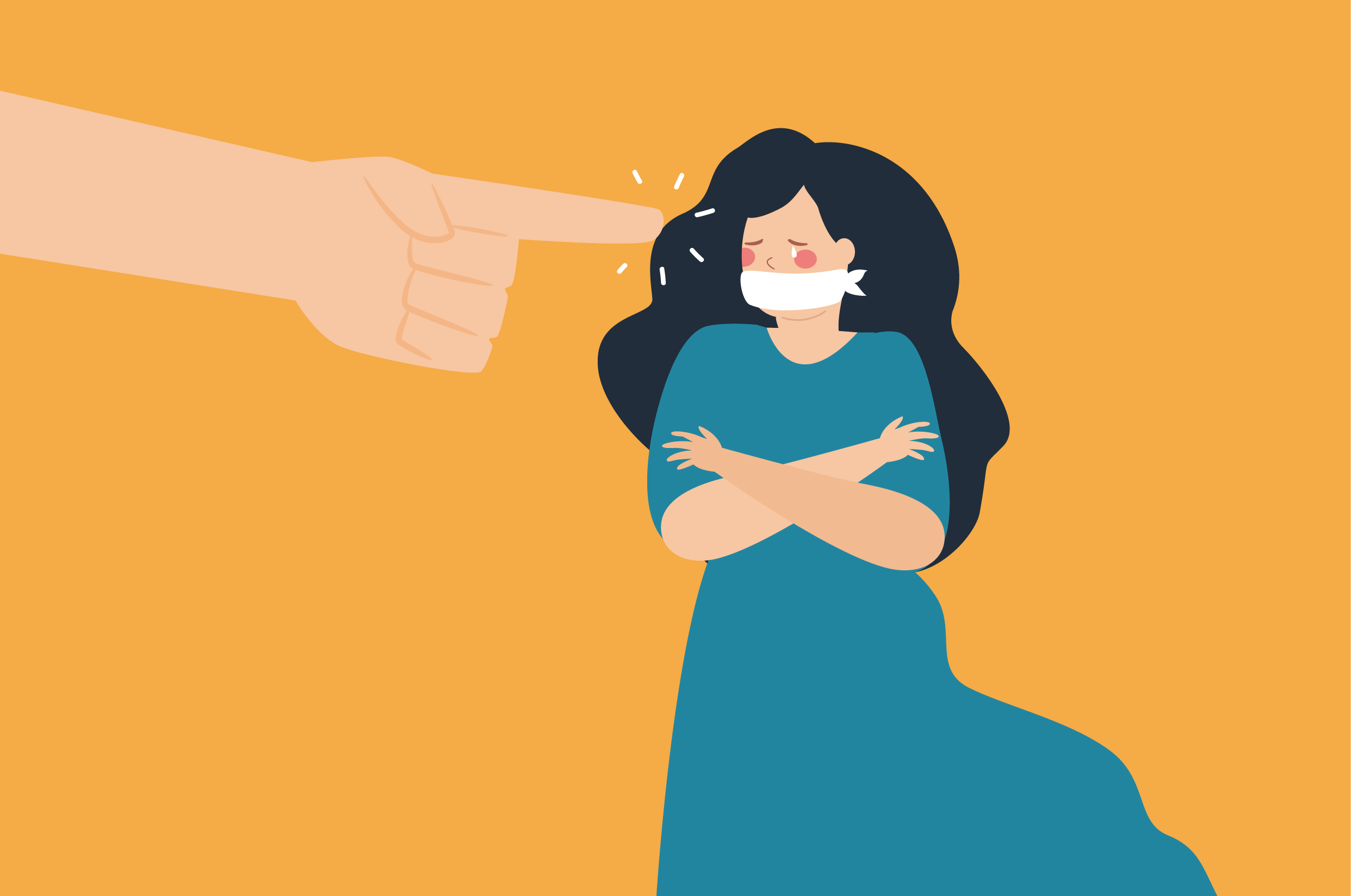 Kobieta doświadczająca przemocy