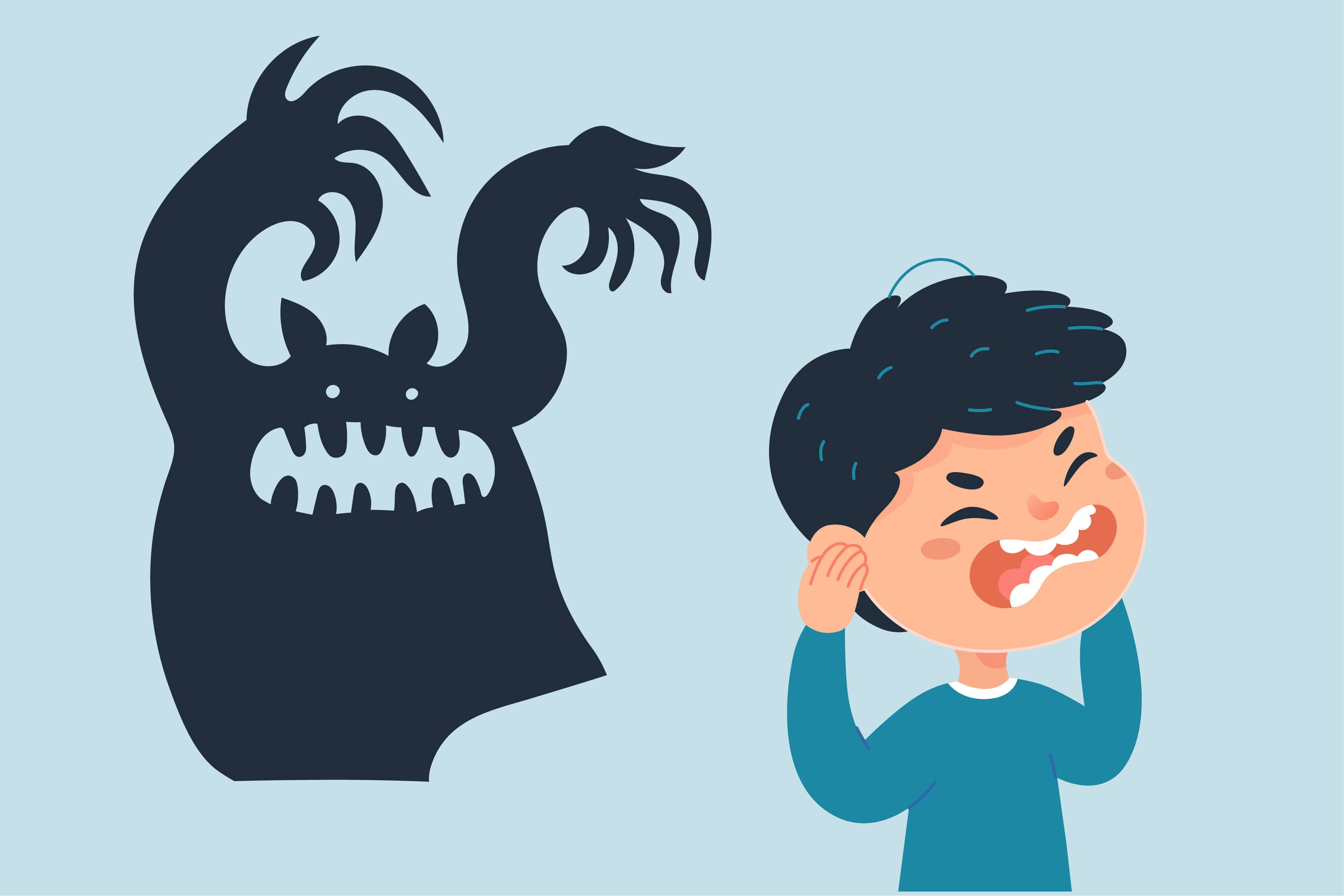 Uporczywe myśli nawiedzające dziecko po przeżyciu traumatycznego wydarzenia