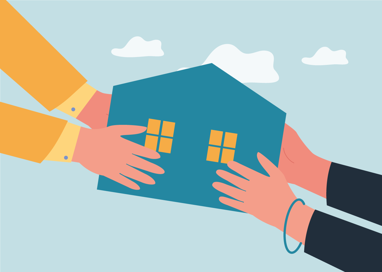 Przekazanie domu z rąk do rąk