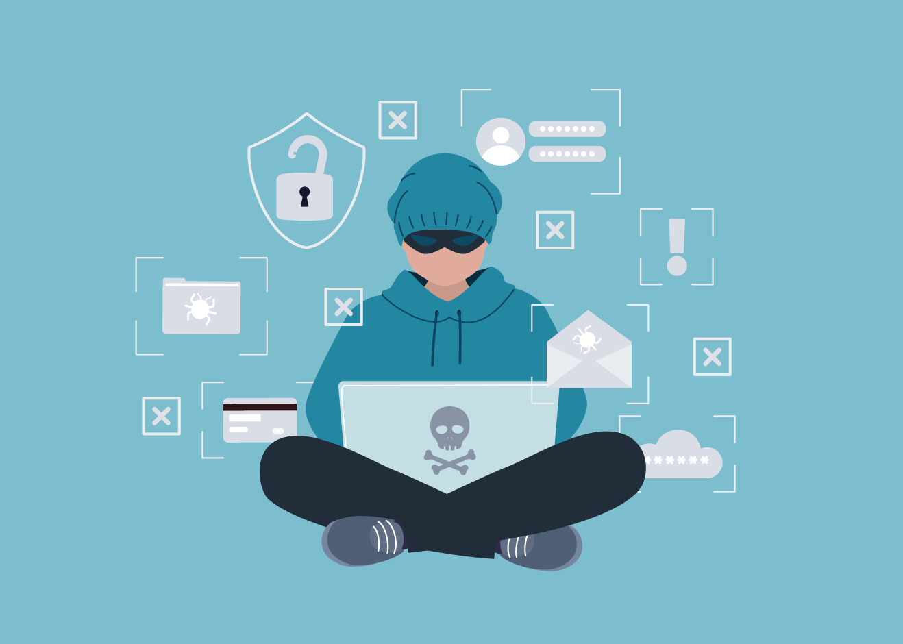 Przestępca wykradający dane osobowe