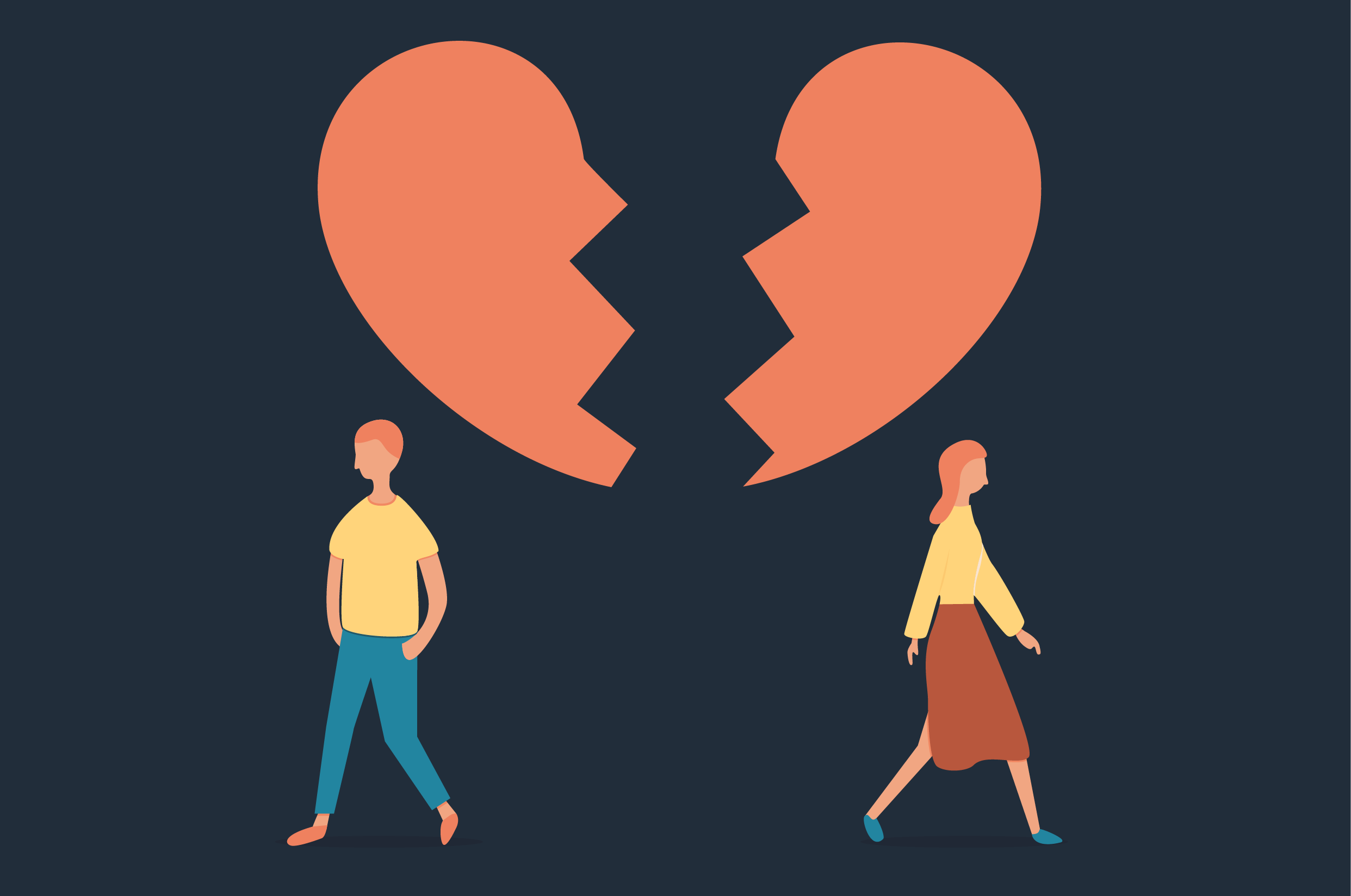 Para decydująca się na rozstanie