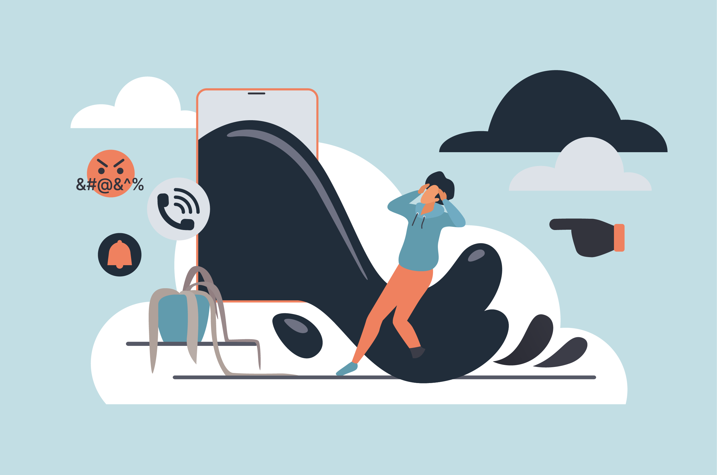 Pracownik doświadczający mobbingu